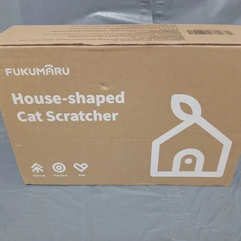 BOXED FUKUMARU HOUSE-SHAPED CAT SCRATCHER