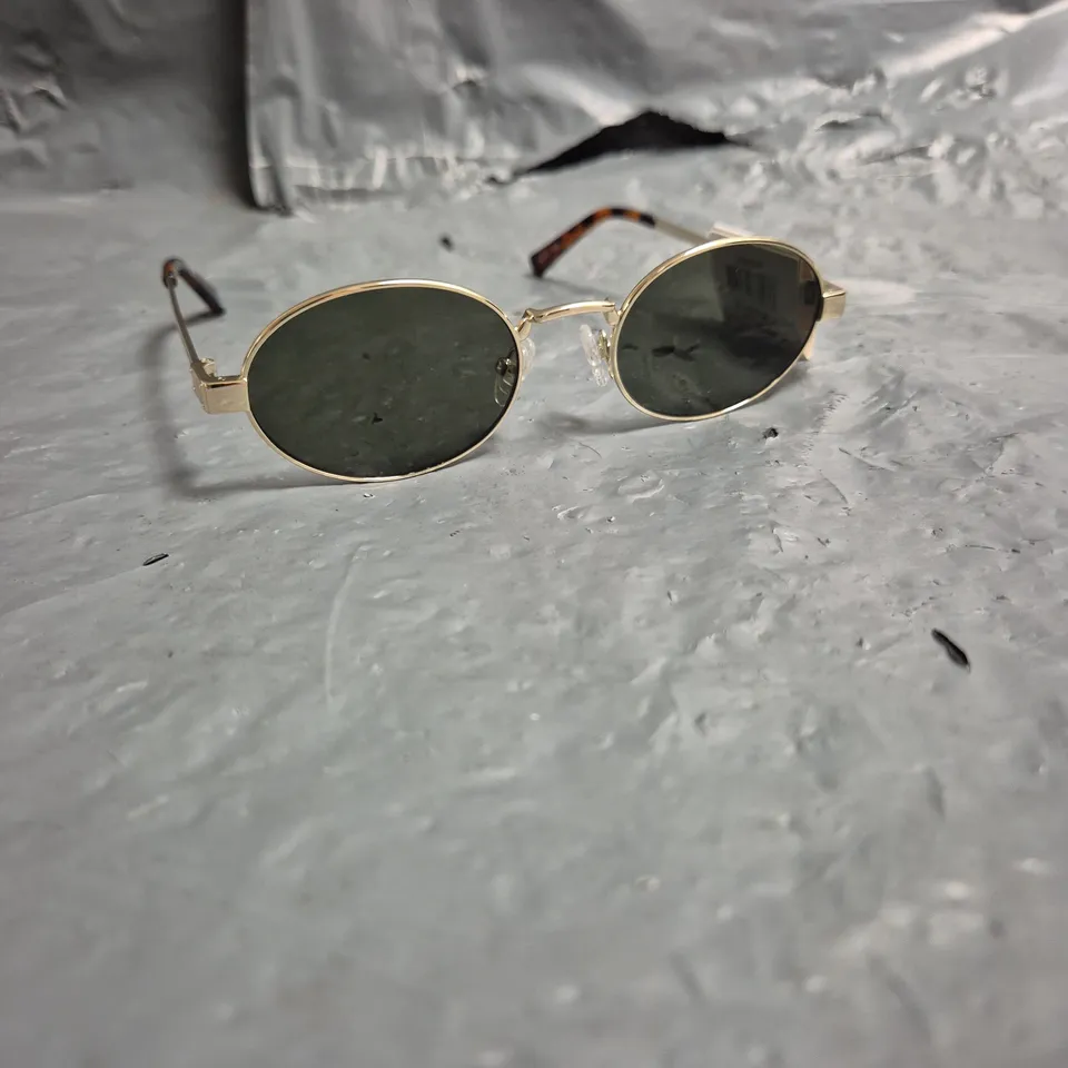 LE SPECS POSIEDON DEUX GOLD SUNGLASSES