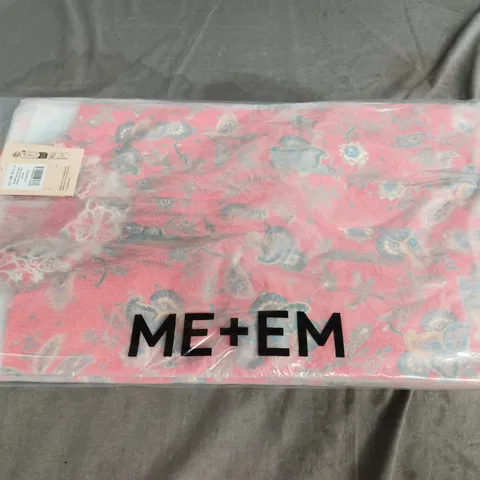 ME+EM UK 12 WOMEN'S FIT & FLARE PAISLEY PRINT MAXI DRESS – ORANGE MULTI