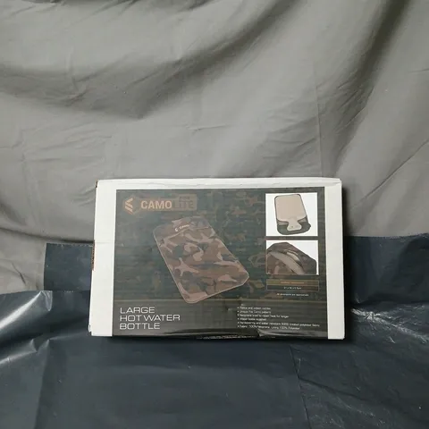 CAMO LITE CAMOUFLAGE LARGE HOT WATER BOTTLE – BOXED