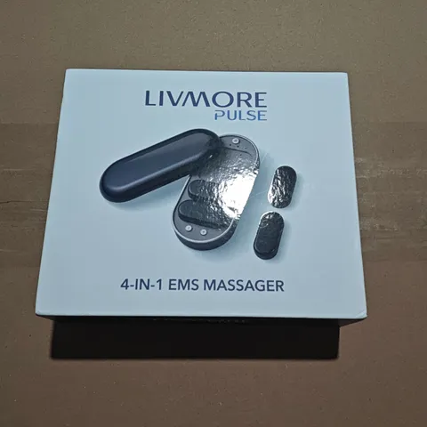 LIVMORE PULSE 4-IN-1 EMS MASSAGER – BOXED