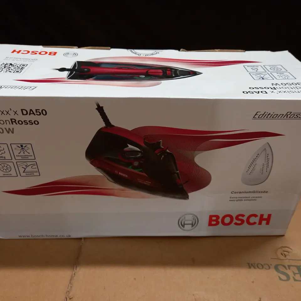 SEALED BOSCH SENSIXX DA50 EDITIONROSSO 3050W IRON