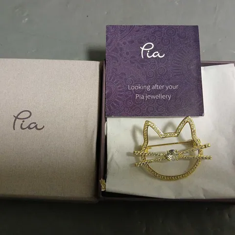 BOXED PIA CAT WHISKERS BROOCH