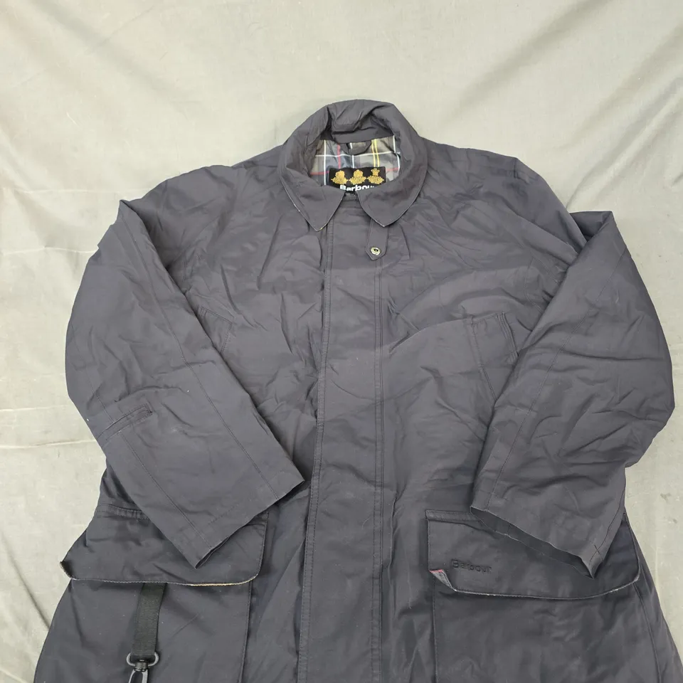 BARBOUR JACKET – NAVY, MEN’S, SIZE L