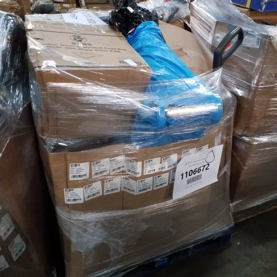 PALLET OF APPROXIMATELY 21 UNPROCESSED RAW RETURN HOUSEHOLD AND ELECTRICAL GOODS TO INCLUDE;