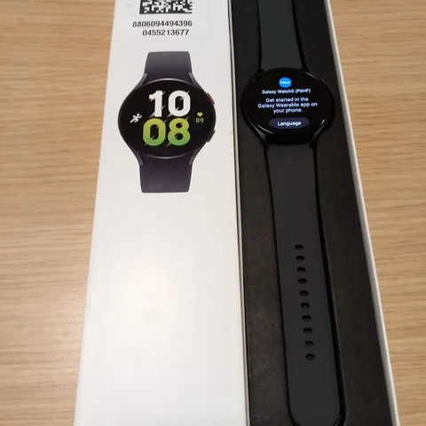 BOXED SAMSUNG GALAXY WATCH 5 SAPPHIRE CRYSTAL SM-910 44MM SMART WATCH