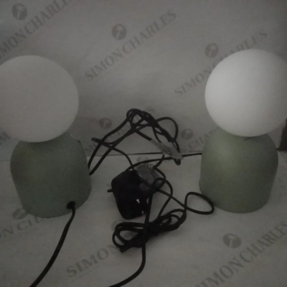 JOHN LEWIS LUPO TOUCH LAMP PAIR