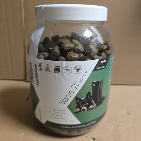 VERM-X ORIGINAL DOG CRUNCHIES – DAILY GUT VITALITY SUPPLEMENT, 650G