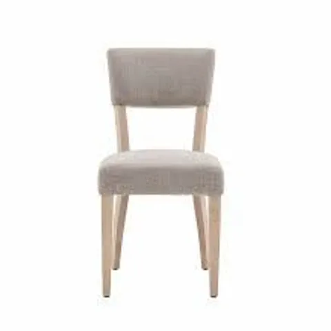 BOXED PAIR OF GALLERY DIRECT ETON UPHOLSTERED DINING CHAIRS