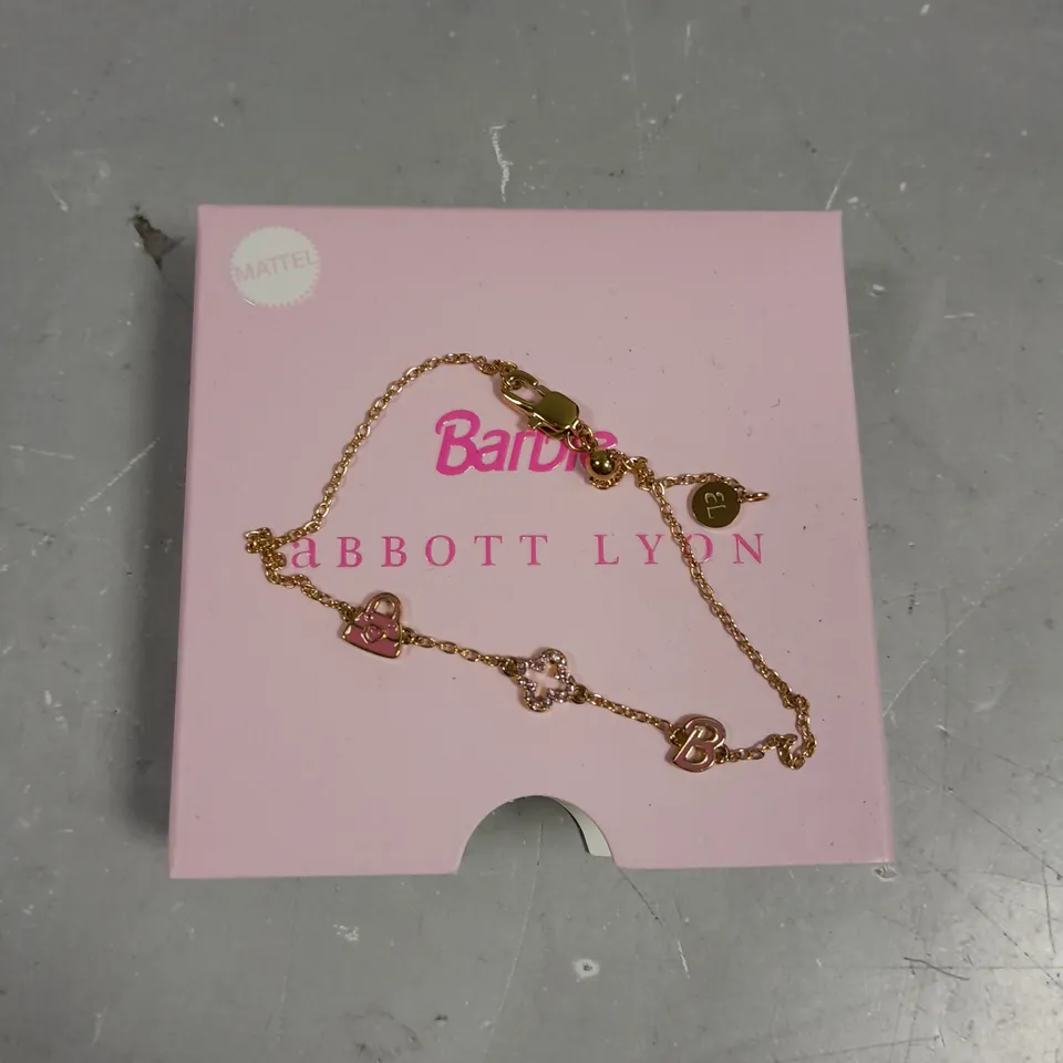 ABBOTT LYON BARBIE FIXED CHARM BRACELET 
