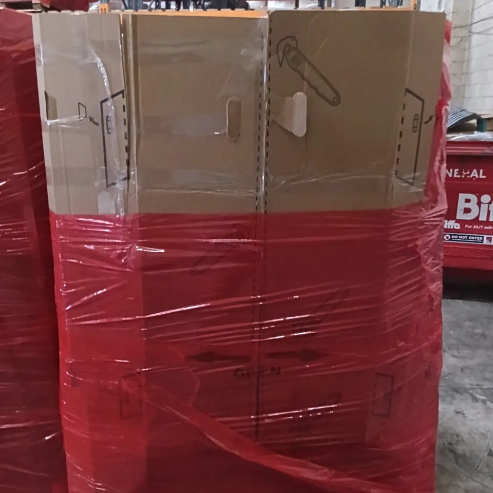 PALLET OF ASSORTED ITEMS INCLUDING - LED BATHROOM MIRROR, BED ASSIST RAIL
