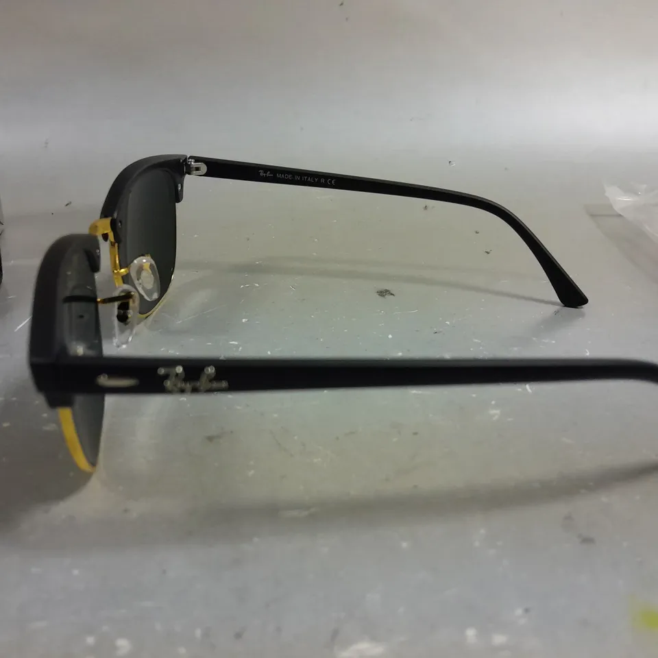 RAY BAN GLASSES WITH G-15 LENSES AND BLACK FRAMES