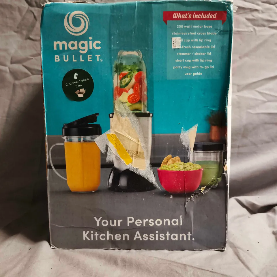 MAGIC BULLET BLENDER – PERSONAL KITCHEN ASSISTANT