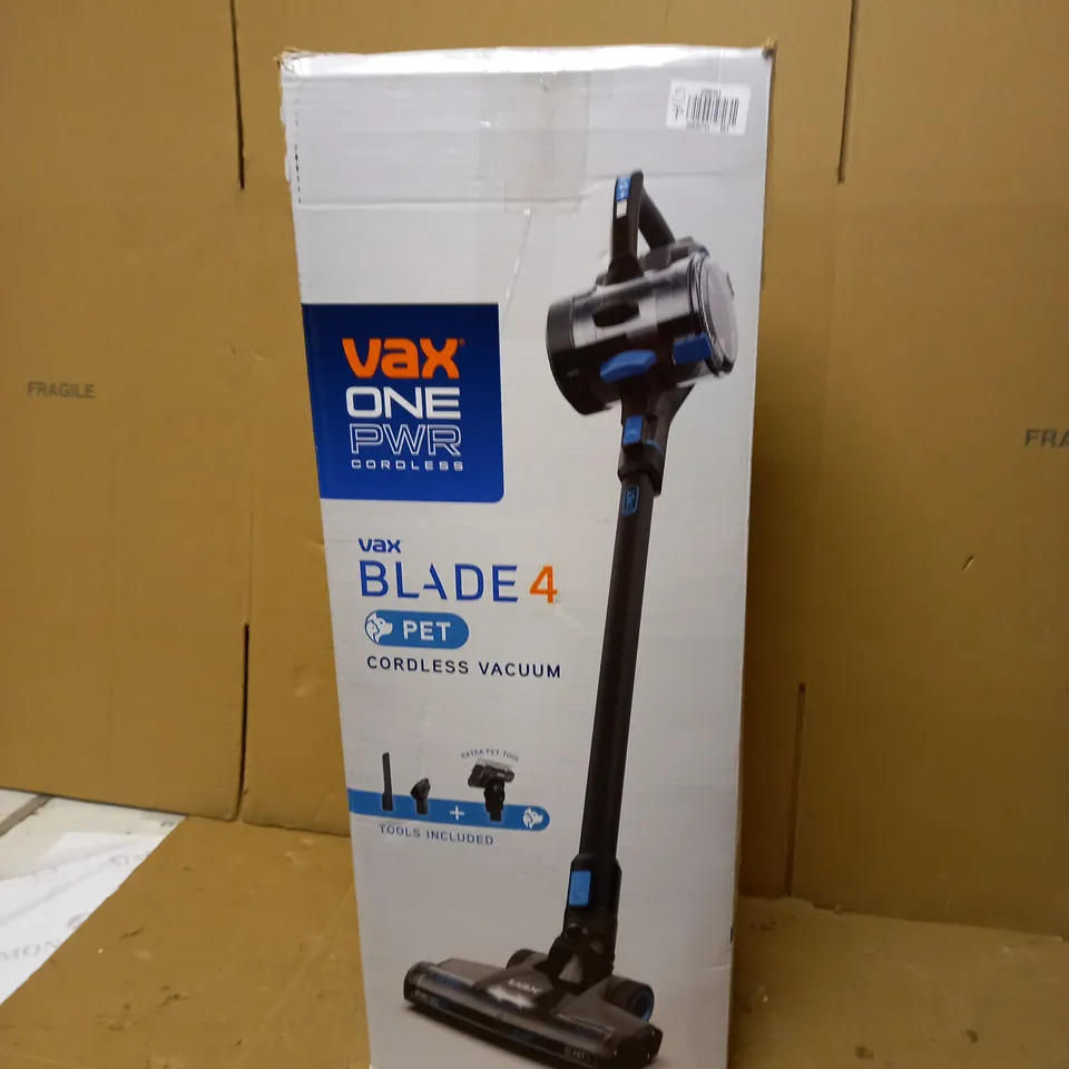 BOXED VAX BLADE 4 CORDLESS VACCUM CLEANER