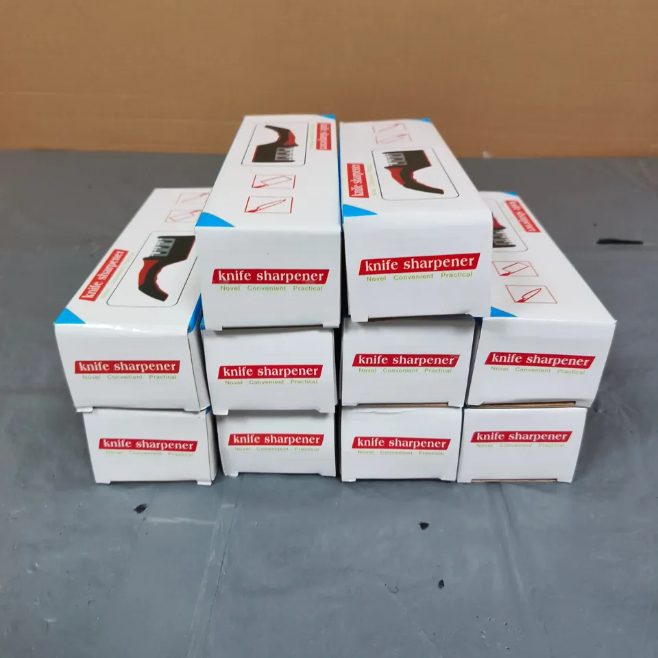 10 X BOXED YL7001 HANDHELD KNIFE SHARPENERS