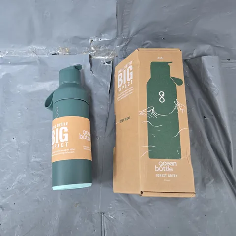 BOXED GO OCEAN BOTTLE FOREST GREEN 500ML