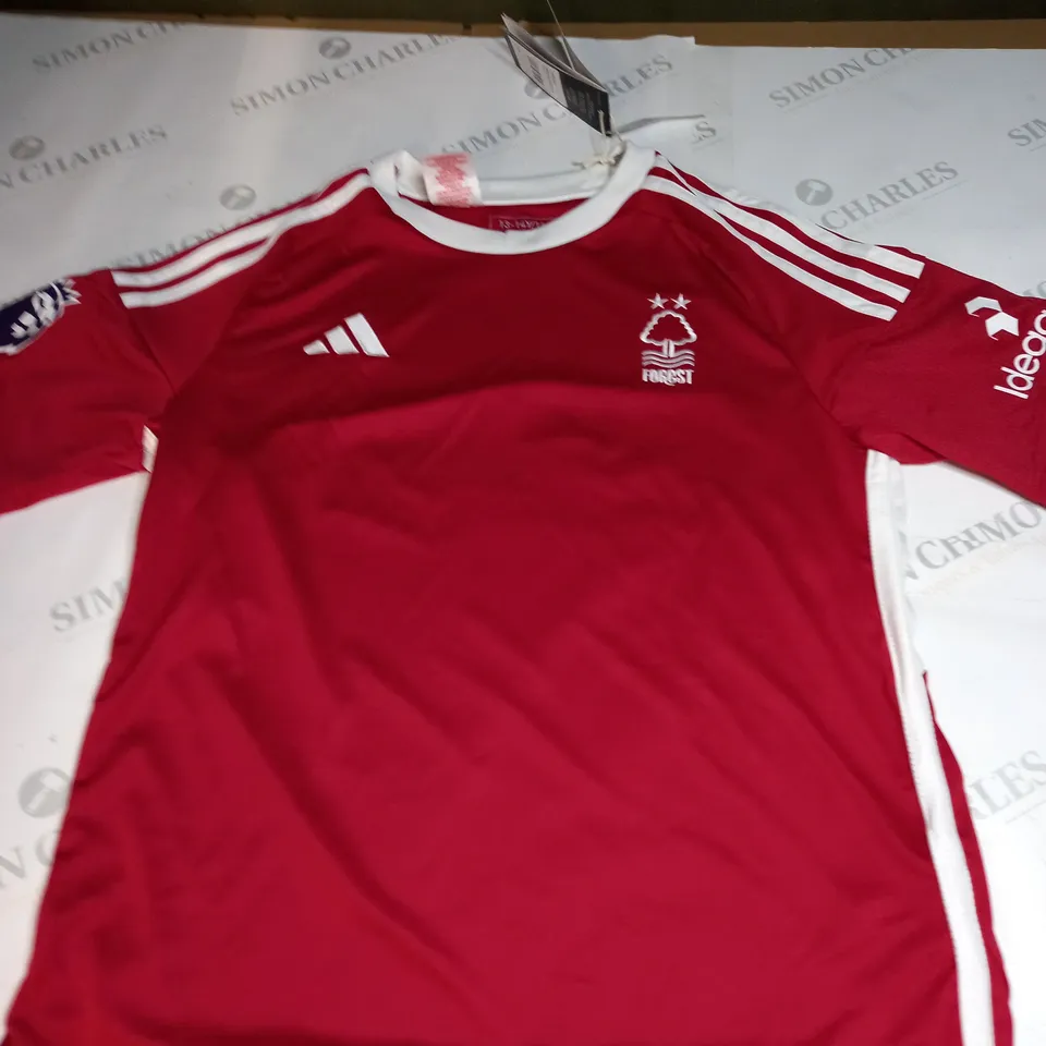 NOTTINGHAM FOREST HOME SHIRT SIZE 13/14 YEARS 