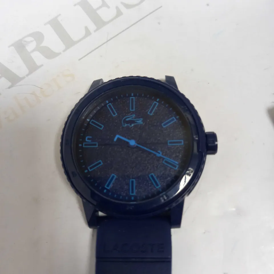 LACOSTE BLUE DIAL BLUE STRAP WATCH 