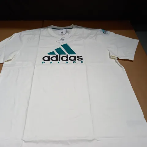 ADIDAS PALACE EQT TEE IN WHITE - UK XL