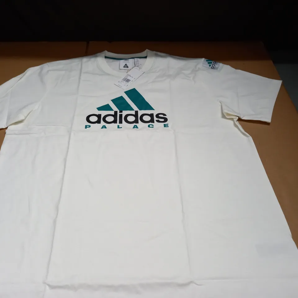 ADIDAS PALACE EQT TEE IN WHITE - UK XL