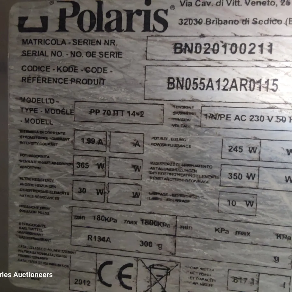 POLARIS TALL COMMERCIAL FRIDGE 