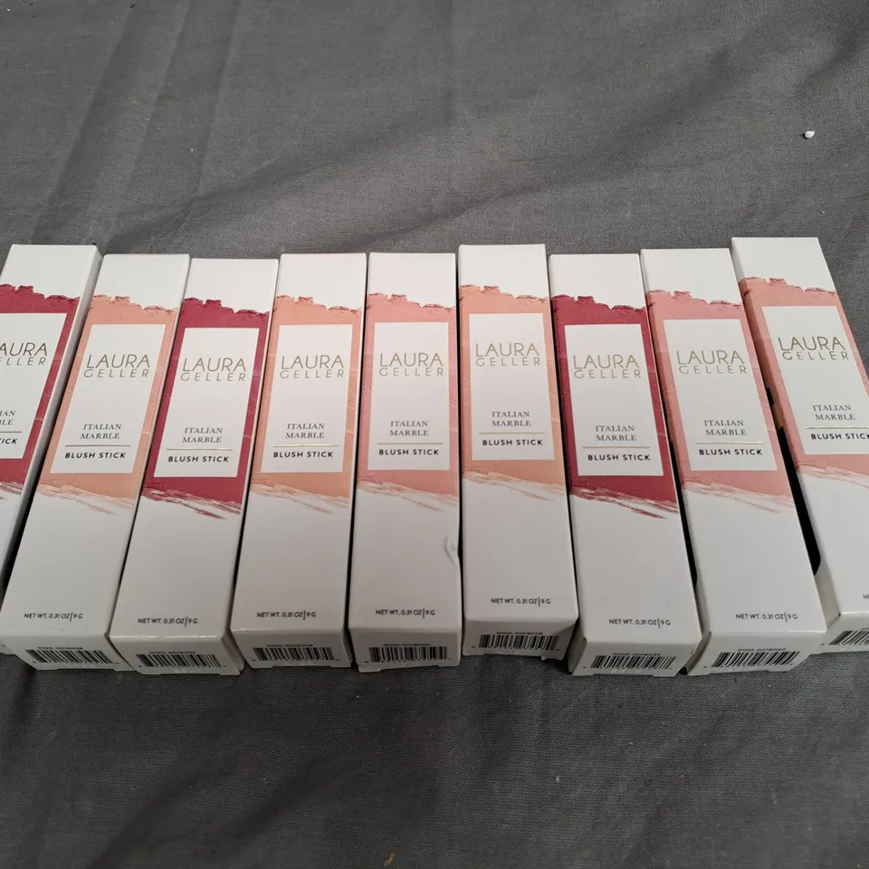 9X LAURA GELLER VARIOUS ITALIAN MARBLE BLUSH STICK