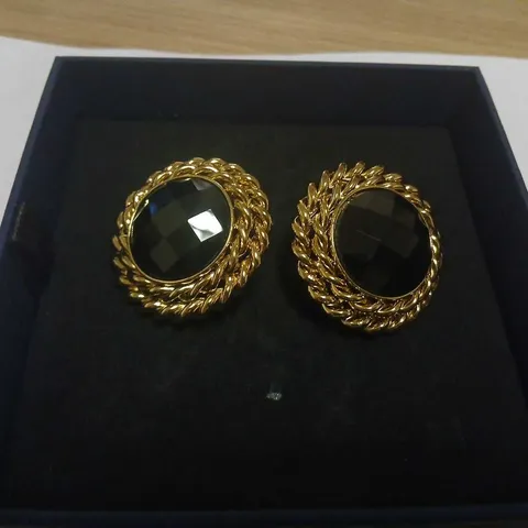 BUTLER & WILSON FRENCH STYLE CLIP ON EARRINGS 