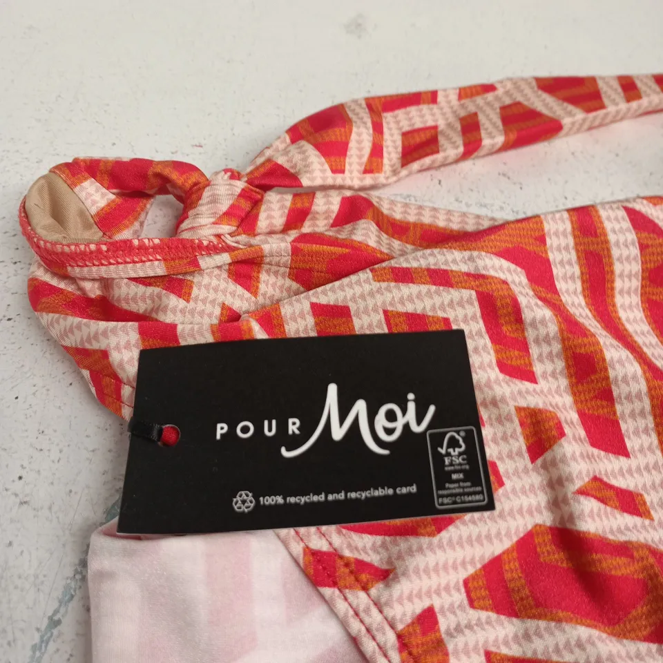 POUR MOI CASABLANCA TIE SIDE BRIEF – ORANGE, UK 12
