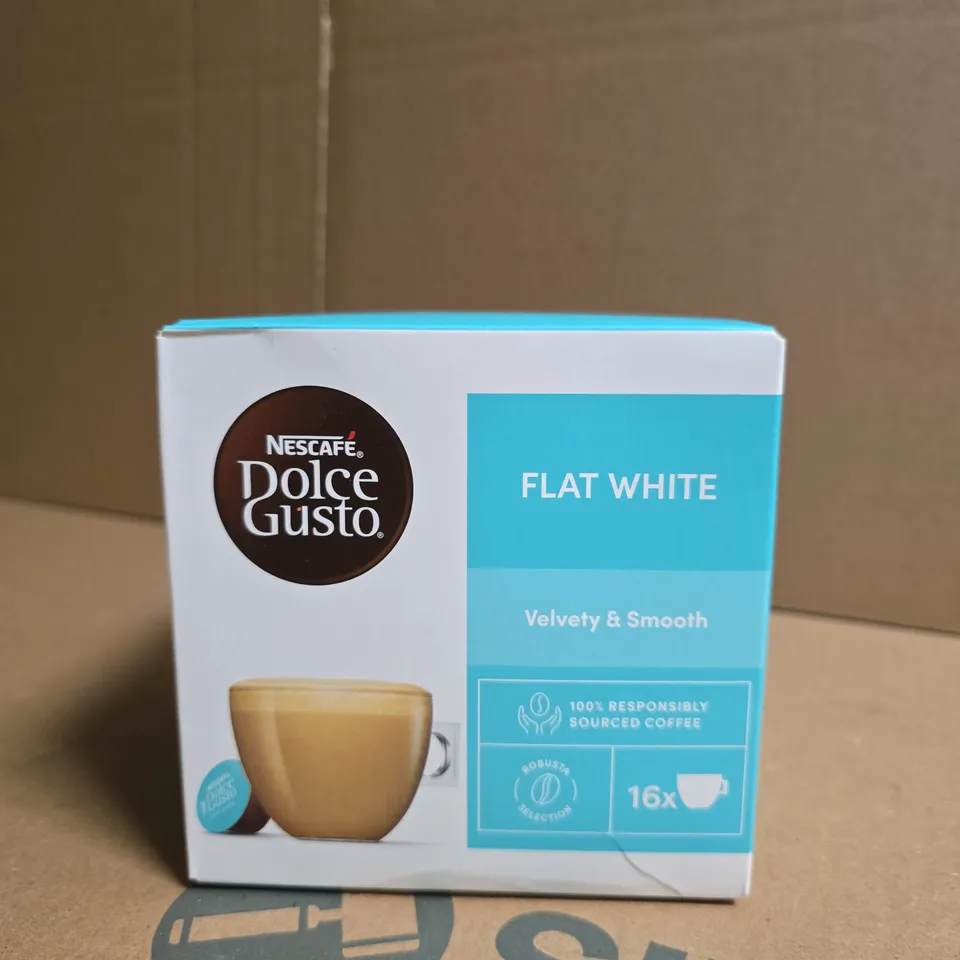 NESCAFÉ DOLCE GUSTO FLAT WHITE COFFEE CAPSULES – 16 PACK