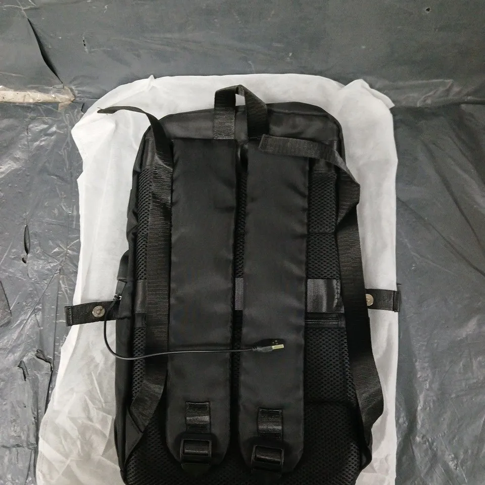 Unbranded Black Backpack with USB Charging Port 