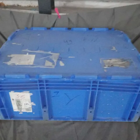 LARGE BLUE TRANSPORTATION BOX