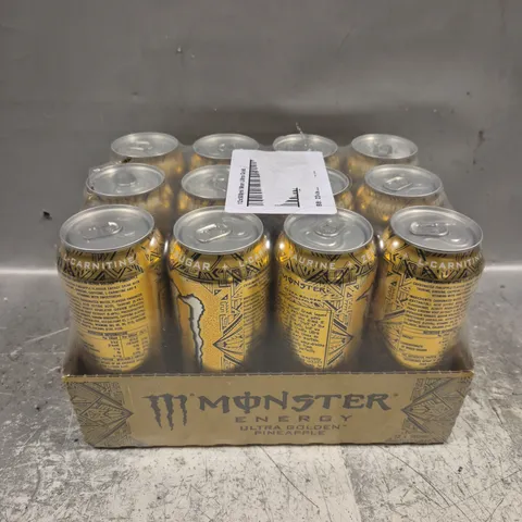 12 X MONSTER PINEAPPLE ULTRA ENERGY DRINKS