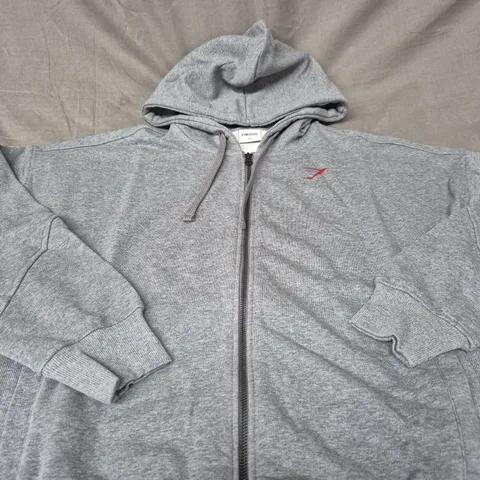 GYMSHARK POWER ZIP UP HOODIE - SIZE XS