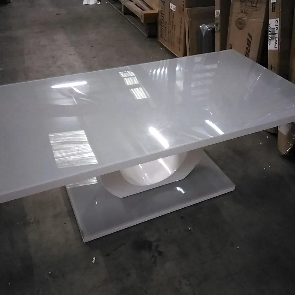 RECULVER UNIQUE HALO HIGH GLOSS COFFEE TABLE - MODERN DESIGN LIVING ROOM TABLE