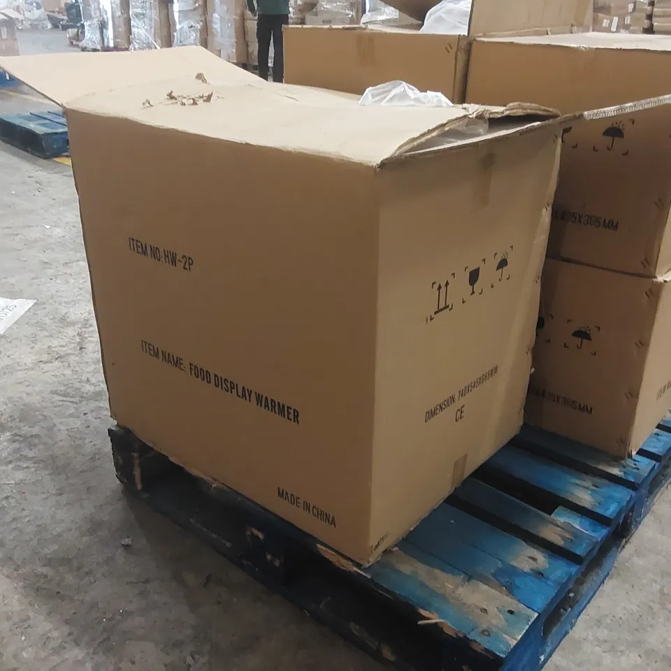 BOXED FOOD DISPLAY WARMER