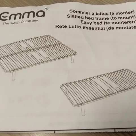 BRAND NEW BOXED EMMA SLATTED BED FRAME - 150 x 200 KING SIZE (1 BOX)