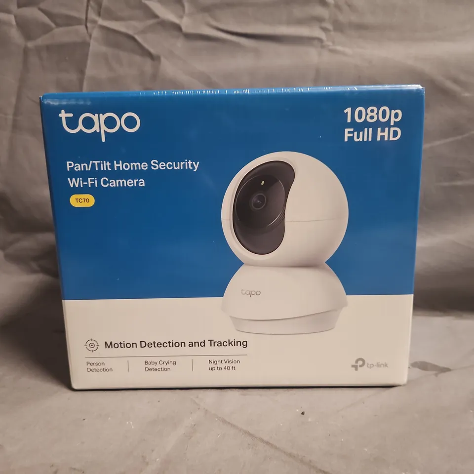 SEALED TP-LINK TAPO PAN/TILT HOME SECURITY WI-FI CAMERA – 1080P FULL HD
