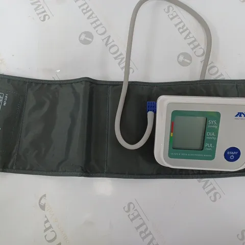 BOXED AND BLOOD PRESSURE MONITOR UA-767S-W