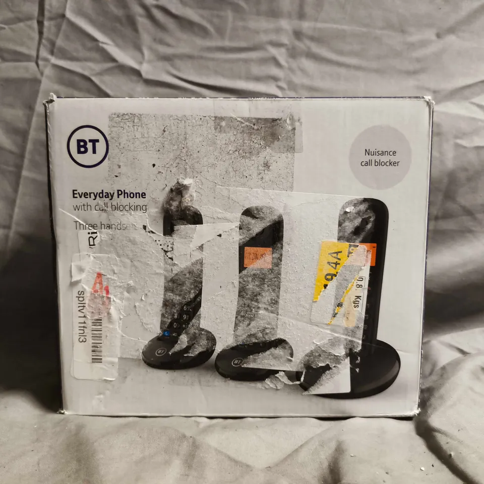 BOXED BT EVERYDAY PHONE WITH CALL BLOCKING – 3 HANDSETS