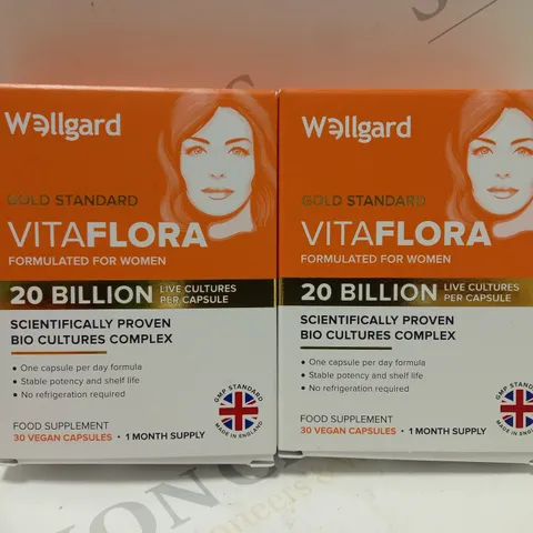 BOX OF 2 VITAFLORA 20 BILLION CFU PROBIOTICS FOR WOMEN