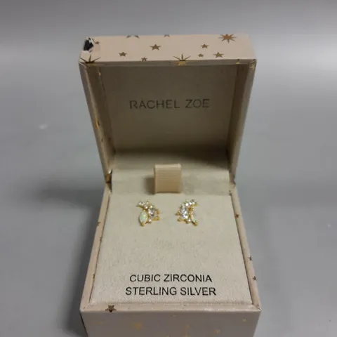 RACHEL ZOE CUBIC ZIRONIA EARRINGS