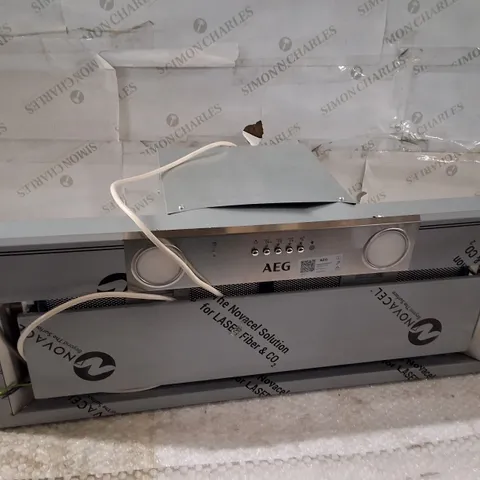 AEG 6000 SERIES CANOPY COOKER HOOD, DGE5861HM, 80CM, EXTRACTIONTECH, HOB2HOOD, LED LIGHTS