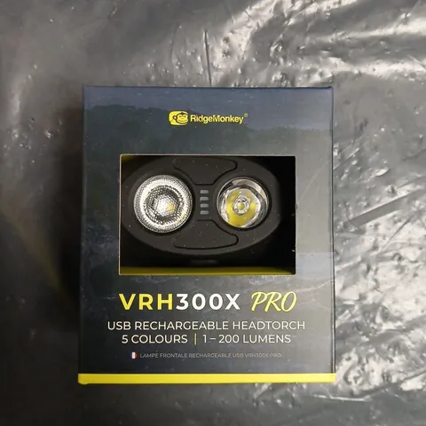 BOXED RIDGEMONKEY VHR300X PRO HEADTORCH 