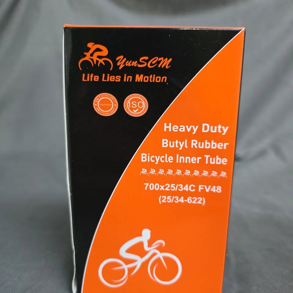 Heavy Duty Bicycle Inner Tube 700x25/34C FV48 (25/34-622) – Boxed