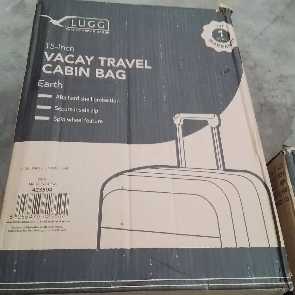 BOXED LUGG 15INCH VACAY CABIN BAG EARTH 
