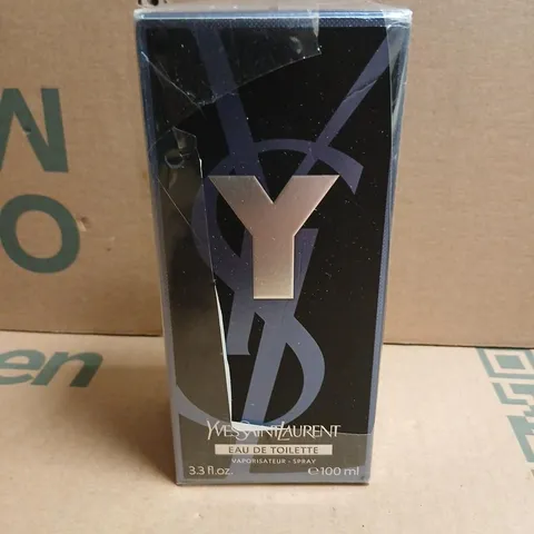 BOXED YVES SAINT LAURENT Y EAU DE TOILETTE 100ML