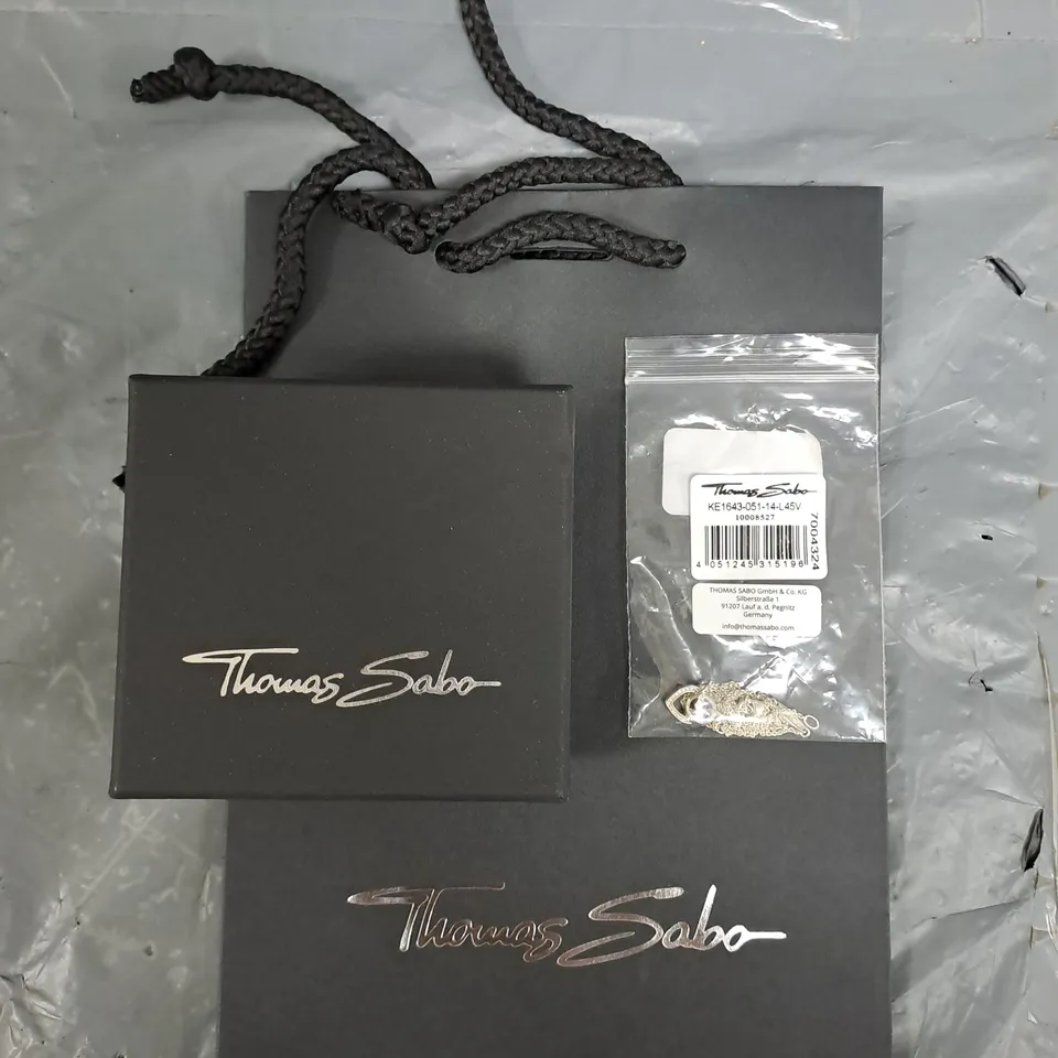 THAMOS SABO SILVER HEART NECKLACE 