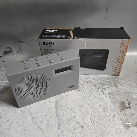 BOXED BUSH PORTABLE DAB/FM RADIO
