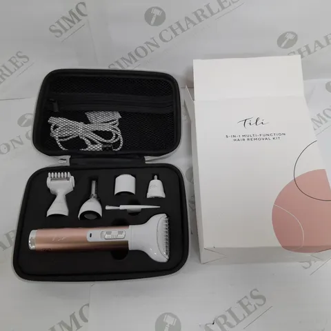 BOXED TILI 5-IN-1 MULTI-FUNCTIONAL HAIR REMOVAL KIT PINK