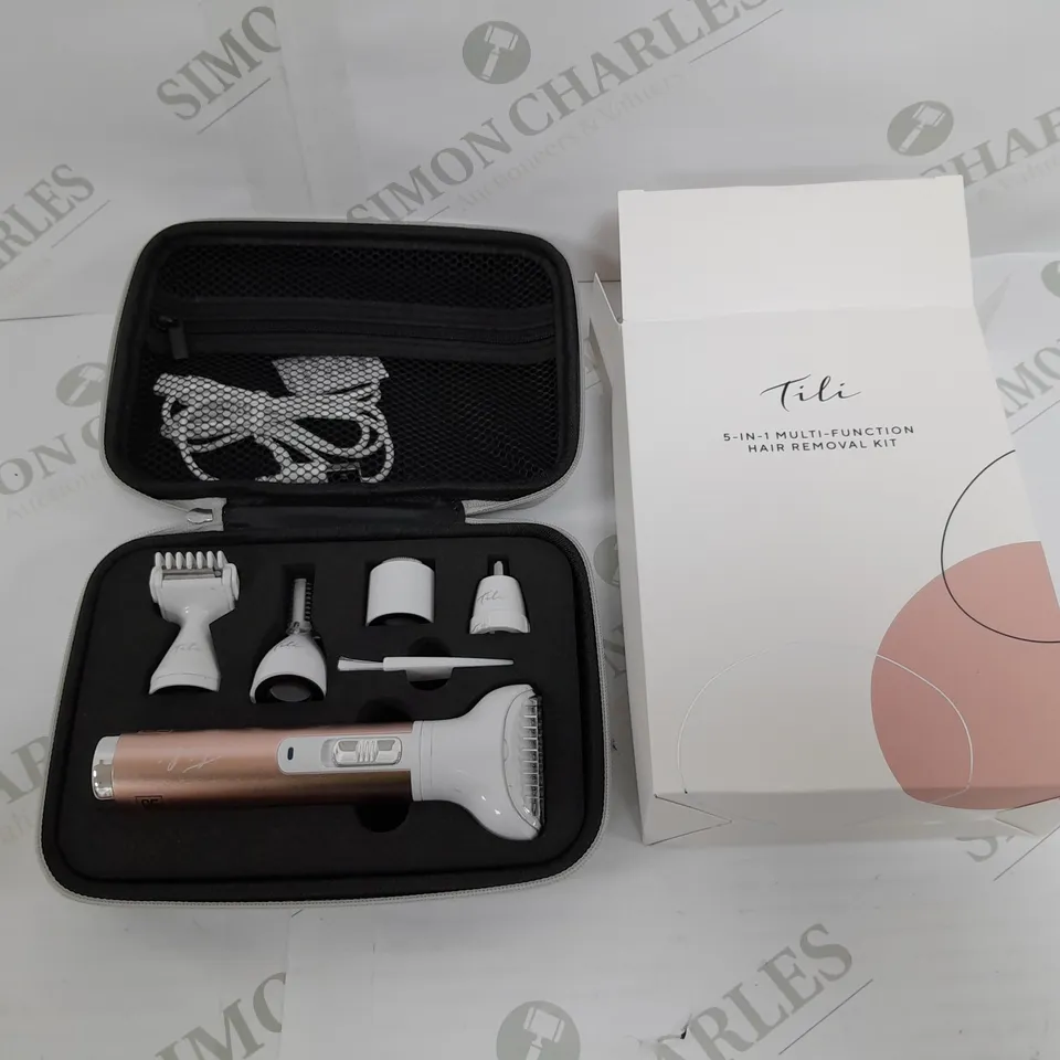 BOXED TILI 5-IN-1 MULTI-FUNCTIONAL HAIR REMOVAL KIT PINK 